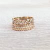 1E5930A3-43A0-49F7-8090-8F183B6D9AAC-1 Petite Diamond Distance Band,Mose Code Ring,14K Solid Gold Diamond Ring,14K Moissanite rings,Stacktable Rings,snowdrift rings,wedding bands