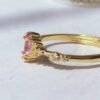 Pink Sapphire Ring 18K Gold