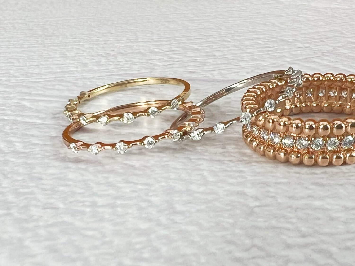4124BEB0-58EE-490C-B471-FB9BF0BABF33-1 Petite Diamond Distance Band,Mose Code Ring,14K Solid Gold Diamond Ring,14K Moissanite rings,Stacktable Rings,snowdrift rings,wedding bands