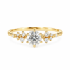 5396594b-18cc-48dc-978c-a87c59620595 18K Solid Gold Cluster engagement ring
