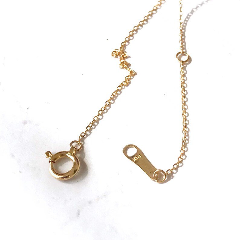 7_4ad98884-2ee9-42b8-96d9-a75fcf21f6ea 18K Gold Diamond Cross Necklace | Delicate Vintage Pendant