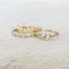98630A40-5D7F-4A58-80D2-029D8D54CE5D-1 18K Solid Gold Cluster engagement ring