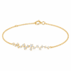 98bd8381-9123-49e0-9bc9-e8f09c8c4df4 18K Solid Gold Natural Diamond Constellation Bracelet | Delicate Diamond Cluster Bracelet