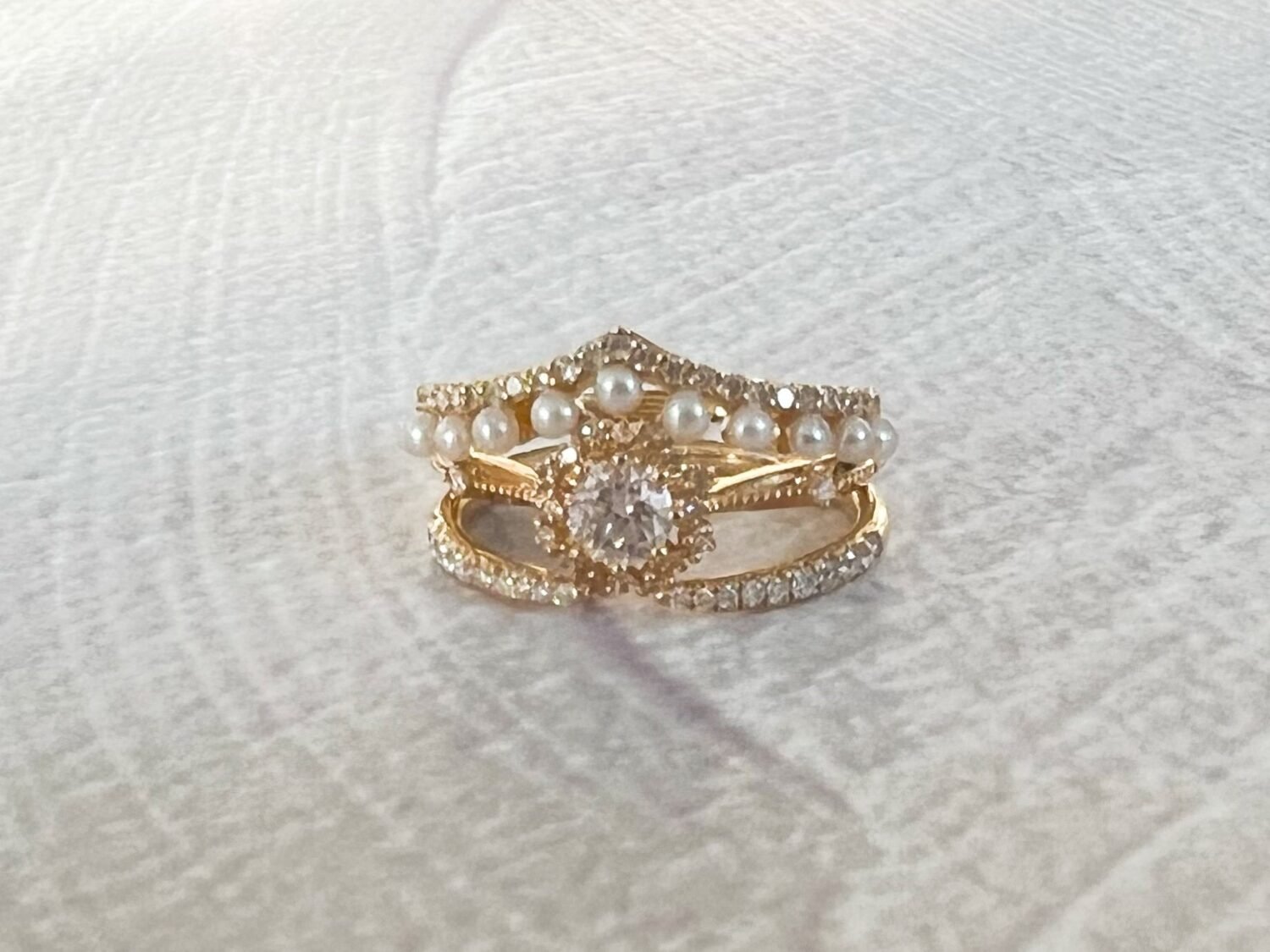 14k Solid Gold Snowflake Moissanite Diamond Milgrain Band Engagement Rings, Minimalist Solitaire Promise Rings, Sparkling Anniversary Ring