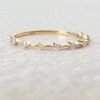 B05043DF-DC3E-4CC5-8F99-D2809DA2F6E5-1 Petite Diamond Distance Band,Mose Code Ring,14K Solid Gold Diamond Ring,14K Moissanite rings,Stacktable Rings,snowdrift rings,wedding bands