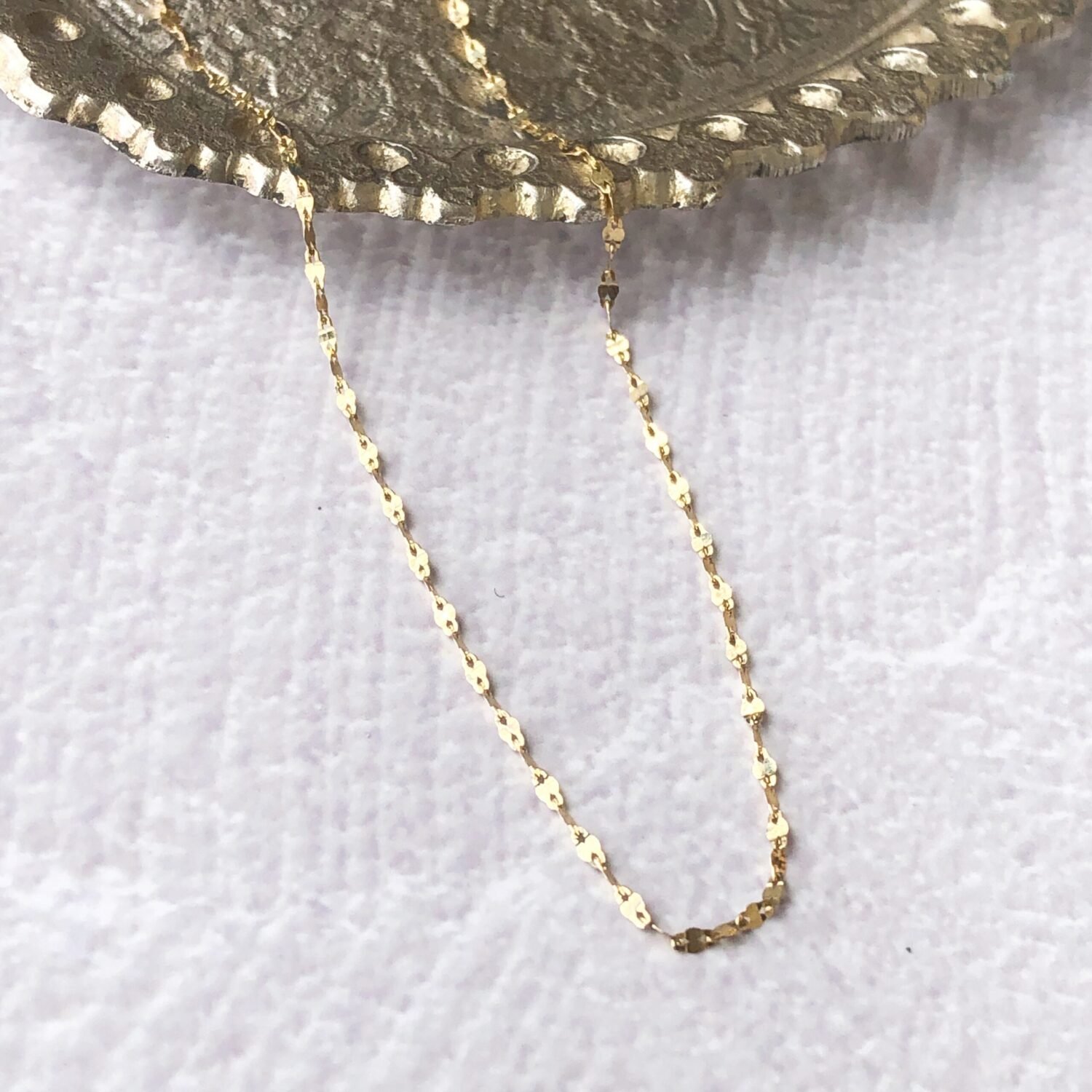 Hikage 10k Solid Gold Necklace