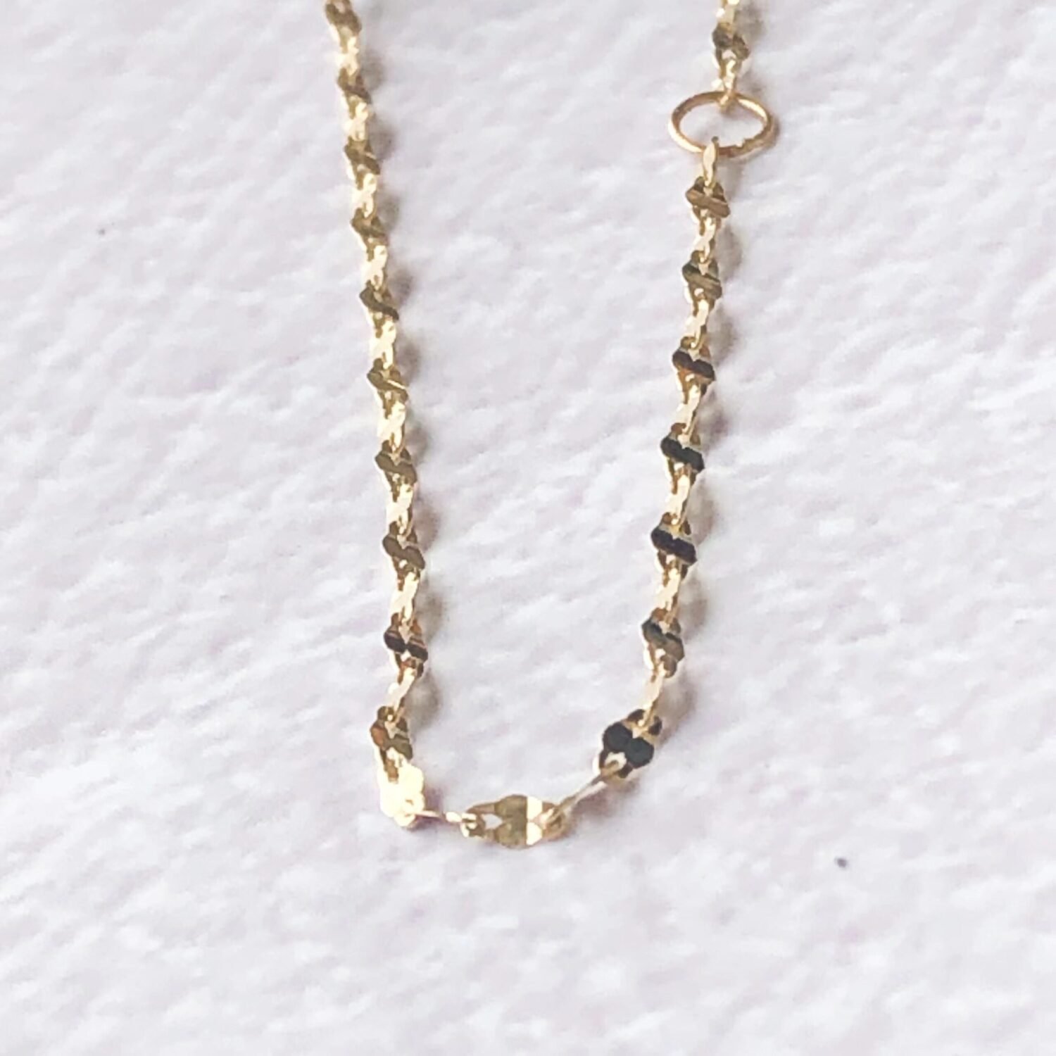 Hikage 10k Solid Gold Necklace