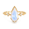 e9b3beec-4413-4573-8ccf-90258058626c Natural Moonstone & Diamond Ring in Solid Gold | Pear Cut June Birthstone Ring