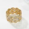 18K Gold Twist Rope Ring