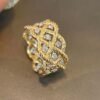 18K Gold Twist Rope Ring