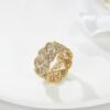 18K Gold Twist Rope Ring