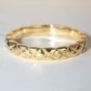 14k Solid Gold Wedding Band 3mm CoCo 18Kt Wedding Ring Solid Gold Men’s Women‘s Wedding Ring Thin Promise Ring Free Laser Entgrave