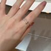 14K Solid Gold Nail Ring Full Diamonds