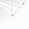 Certified Diamond Initial Necklace / 14k Gold Diamond Letter Necklace / Diamond Bezel Letter Necklace / Moms Day Necklace / Personalized