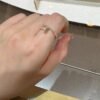 14K Solid Gold Nail Ring Full Diamonds