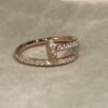 14K Solid Gold Nail Ring Full Diamonds