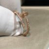 14K Solid Gold Nail Ring Full Diamonds