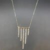 Chandelier Necklace 18K Diamond Tassel Necklace