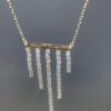 Chandelier Necklace 18K Diamond Tassel Necklace
