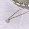 Single Diamond Floating necklace, Natural Diamond necklace, single drill diamond necklace for women, 0.13ct Diamond necklace pendant.
