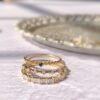 14K Mose Code ring，14K Solid gold Delicate Moissanite Ring, stackable rings , stackable rings ,diamond engagement ring,stackable rings set