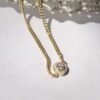 18k Solid Gold  Cuban Link Chain Bracelet | Gold Chain Bracelet | Diamond Cuban Bracelet | Cuban Chain Bracelet For Women | Gold Bracelet