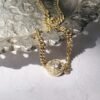18k Solid Gold  Cuban Link Chain Bracelet | Gold Chain Bracelet | Diamond Cuban Bracelet | Cuban Chain Bracelet For Women | Gold Bracelet