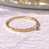 14k Solid Gold Sapphire Marquise Band Ring, Dainty Lace Ring, Marquise Gold Ring, Stackable Band, Marquise Wedding Ring in 14k Solid Gold