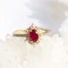 il_fullxfull.3834681134_gs4t-1 18K Ruby Ring Diamond Engagement Ring