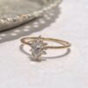 Stargaze moissanite engagement ring