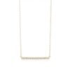 Dainty Diamond Bar Necklace, Delicate Minimalist Diamond Bar Necklace, 14k Gold Tiny Diamond Bar Necklace Valentines Day / Holiday Sale