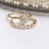 Stargaze moissanite engagement ring