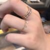 il_fullxfull.3923917922_ets2-1 18K Drilled Diamond Cluster Ring