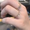 il_fullxfull.3923917966_6ldm-1 18K Drilled Diamond Cluster Ring