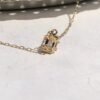 18K Natural Diamond necklace Fine Jewelry with Gia Certificate