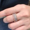 il_fullxfull.4280645520_f57p-1 Buccellati Ring,Vintage Lace Ring,Baroque Diamond Ring ,18K Buccellati Diamond Ring,18K Gold lace ring,Fine Jewelry For Her