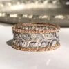 il_fullxfull.4470739646_h00u-1 Buccellati Ring,Vintage Lace Ring,Baroque Diamond Ring ,18K Buccellati Diamond Ring,18K Gold lace ring,Fine Jewelry For Her