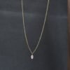 18K Gold 0.50 CT Lab Grown Diamond Marquise Floating Necklace