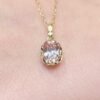 il_fullxfull.4569038544_ilsd-1 18K Solid Gold Morganite Pendant