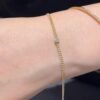 Certified Diamond Bracelet 18K Solid Gold Cuba Link Bracelet