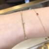 Certified Diamond Bracelet 18K Solid Gold Cuba Link Bracelet