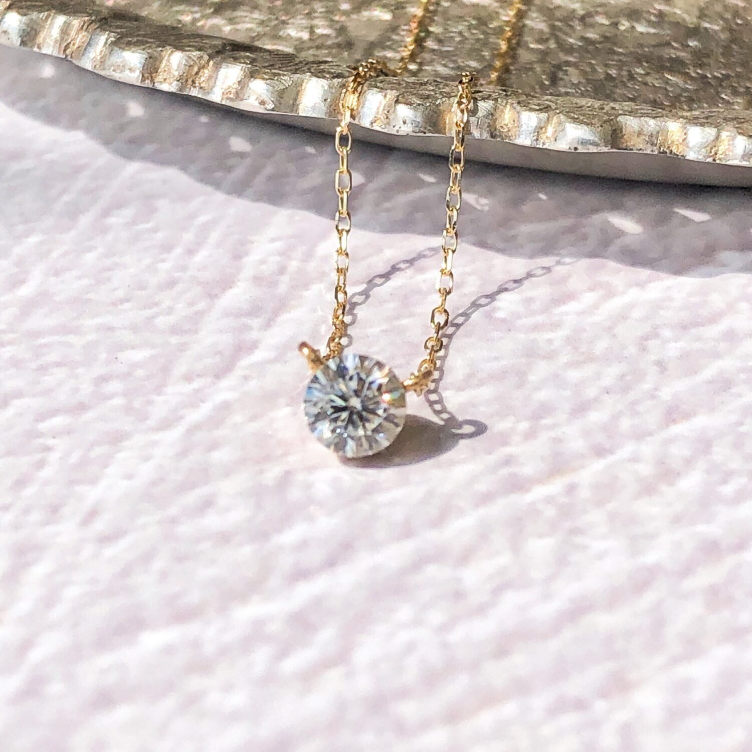 il_fullxfull.4601047129_luk1-1 Certified Diamond,18K Solid Gold Diamond Necklace,14K Solid Gold Natural Diamond Solitaire Pendant White Gold,Bridesmaid Necklace Solid Gold