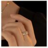 il_fullxfull.4601245592_5h7k-1 18K Solid Gold wedding band engagement Ruby Ring vintage Diamond engagement ring Vintage Ruby Ring For Woman