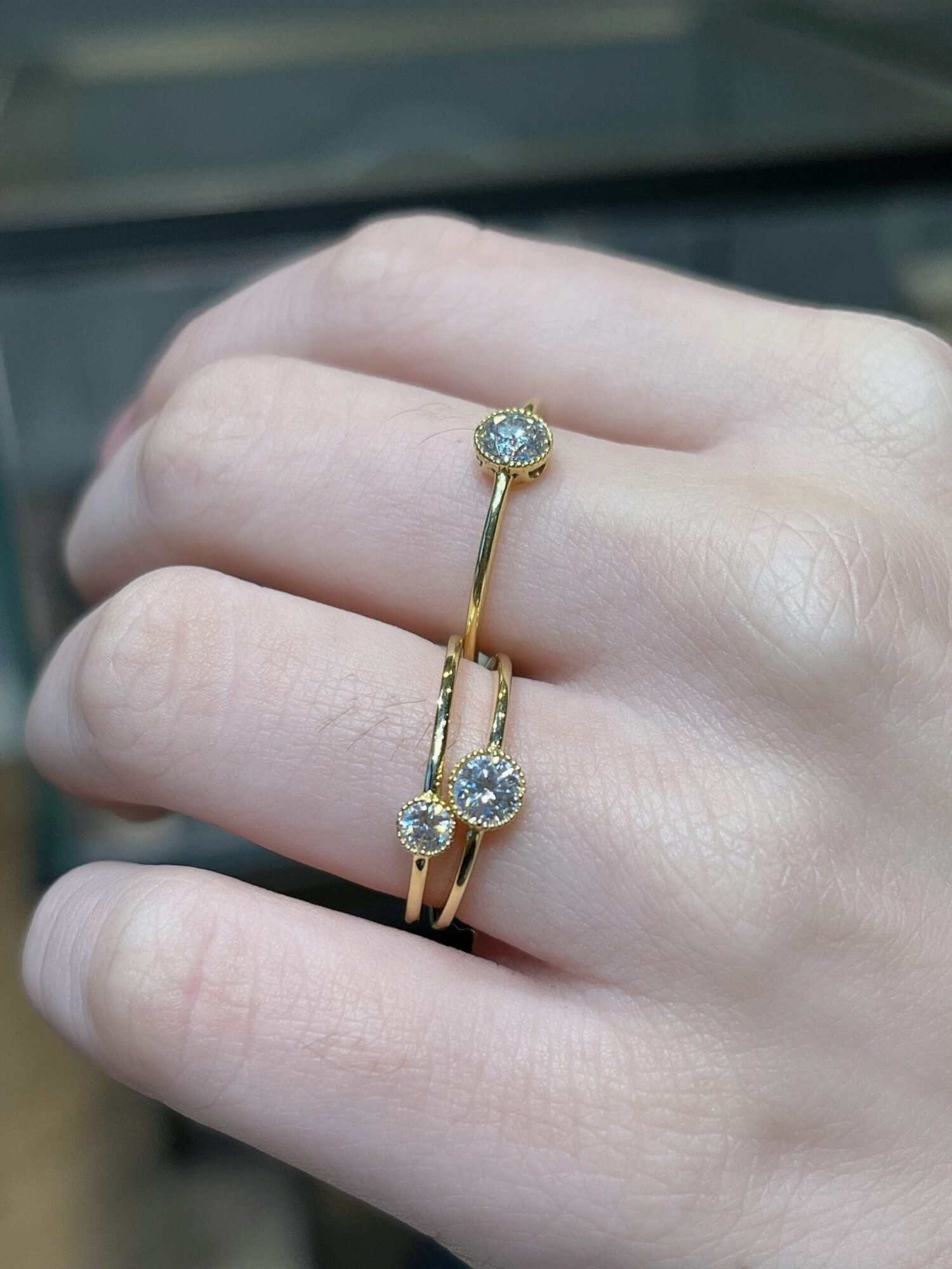 Certified Diamond 18K Gold0.30CT Diamond Engagement Ring for Women, E-F/VS Natural Diamond Ring, 14K Solid Gold Ring，solitaire diamond Ring
