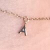 Custom Initial Necklace, Personalised Letter Necklace, Dainty Minimalist Letter Charm Jewellery, Gift For Her, Birthday Valentines Gift