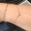 il_fullxfull.4643266329_fjrk-1 18K Solid Gold Star Bracelet Diamond 14K gold Diamond bracelet celestial Chain Bracelet ,Handmade Jewelry,Jewelry for Her,Mum Gift
