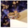 il_fullxfull.4649490301_g2qt-1 18K Solid Gold wedding band engagement Ruby Ring vintage Diamond engagement ring Vintage Ruby Ring For Woman