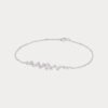 il_fullxfull.4696055687_9rbh-1 18K Solid Gold Natural Diamond Constellation Bracelet | Delicate Diamond Cluster Bracelet