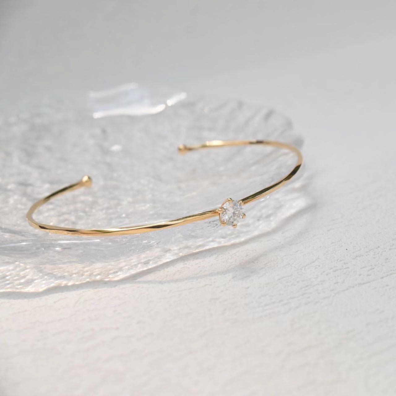 Inspire Designs Curved Bar Bangle Bracelet | Shoe Gallery Jewelry Bracelets