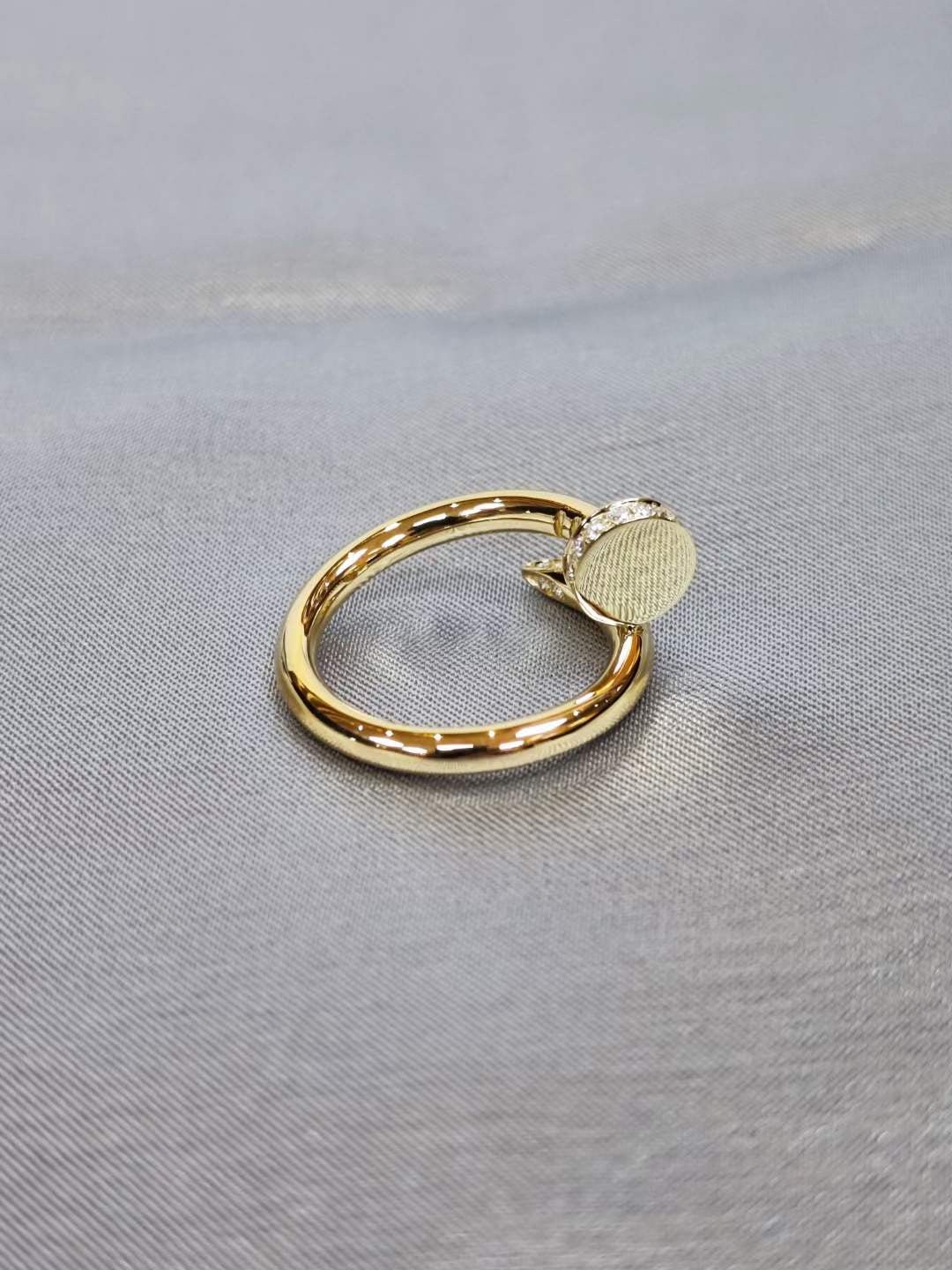 Luxury Collection 18K Gold Diamond Nail Ring